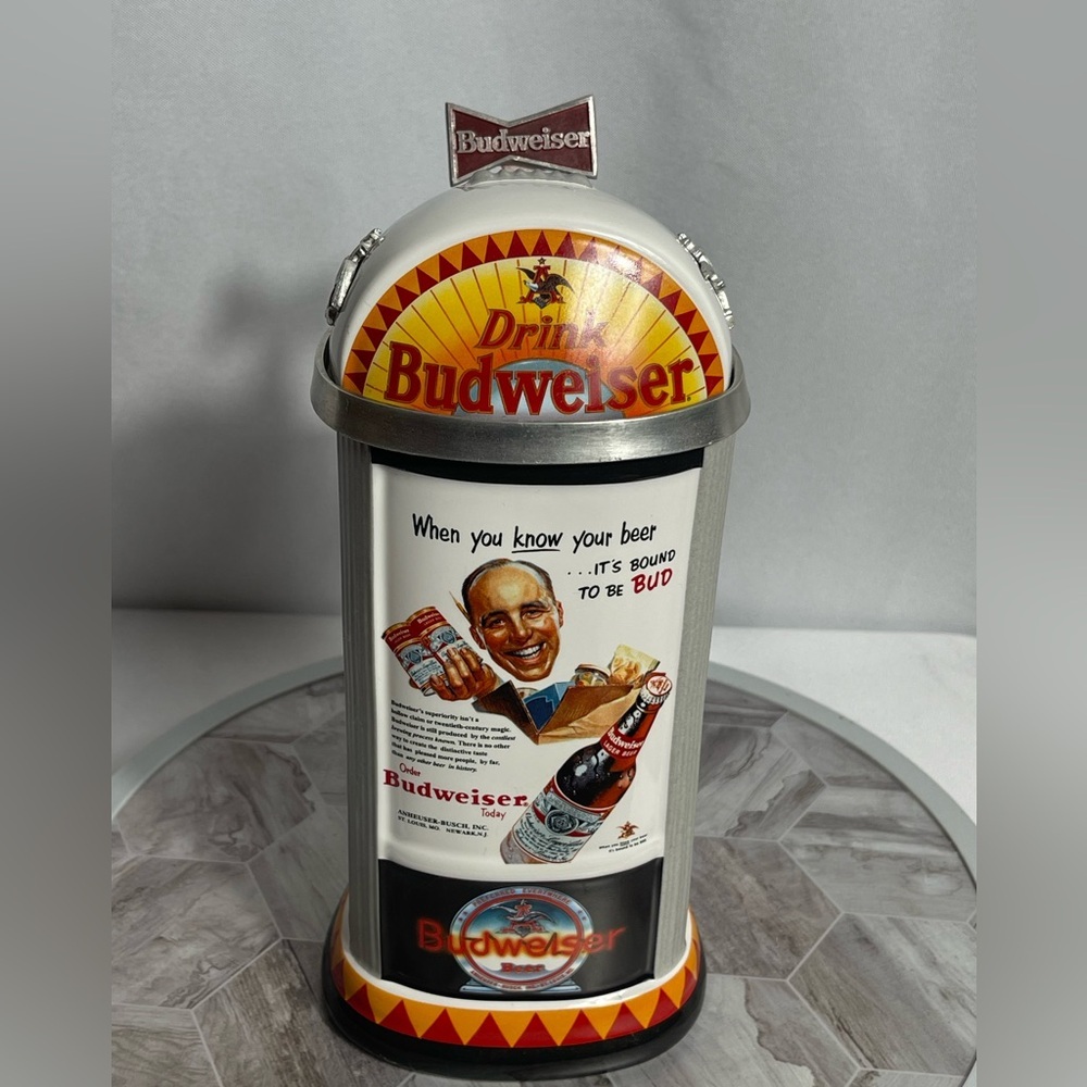 2006 Budweiser “Today” Membership Stein Anheuser-Busch Collectors Club 10” Tall